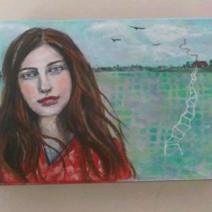 Original Acrylic Painting on Wood